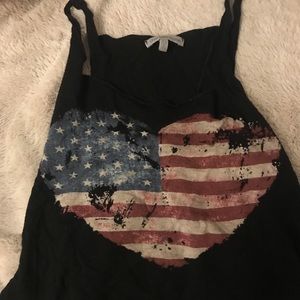 Patriotic crop tank